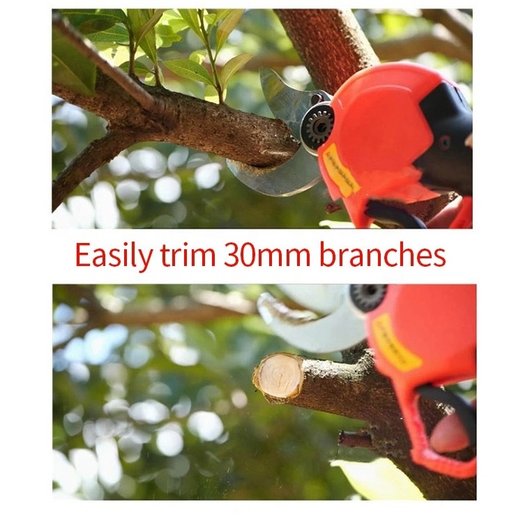 Lux best branch battery bypass apple planting branches powered tree cordless battery pruning shear