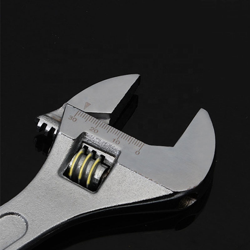 Factory direct sale High Carbon Steel 6/8/10/12/15/18/24 Multi-specification adjustable wrench