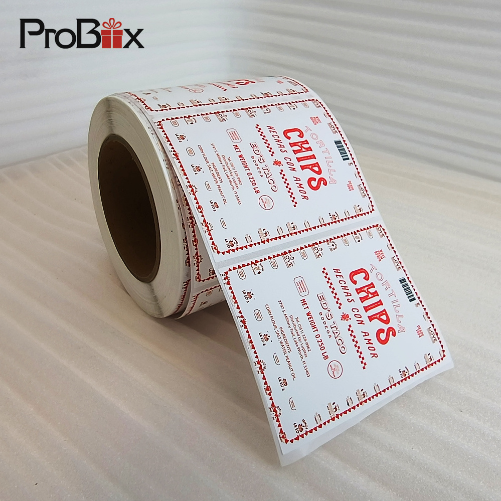 custom waterproof sealng food thank you labels meat packaging sticker label for pizza boxes