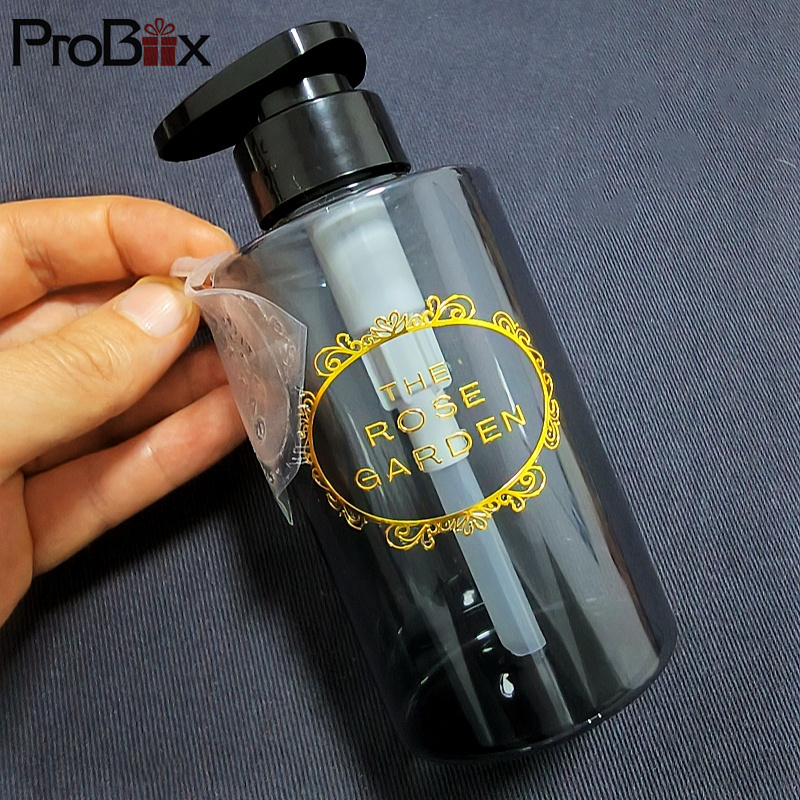 custom shine gold transparent labels round stickers cosmiging packaging big sticker custom logo