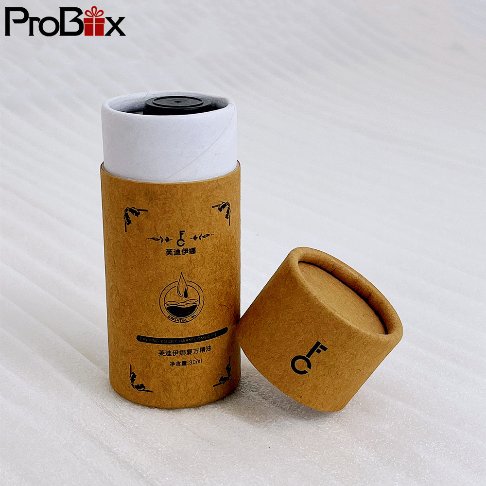 hot sale factory custom round candle cardboard cylinder spice paper jar long matchsticks kraft tube packaging