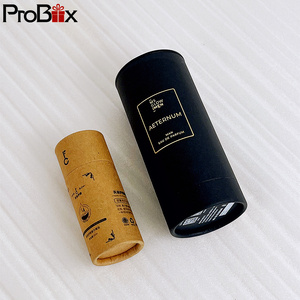 hot sale factory custom round candle cardboard cylinder spice paper jar long matchsticks kraft tube packaging