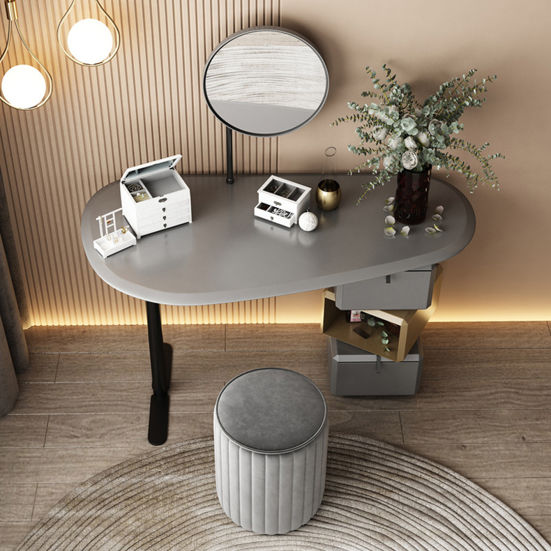 Italian designer simple paint dressing table modern nordic light luxury bedroom dressing table