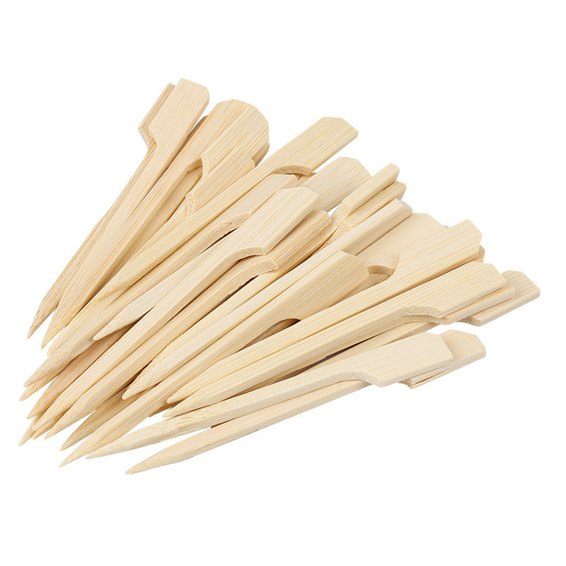 Provide Customized Services Bamboo Skewer Food Grade Bamboo Skewer With Custom Logo