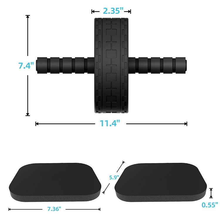 wholesale AB abdominal core strength training roller exercise ab wheel