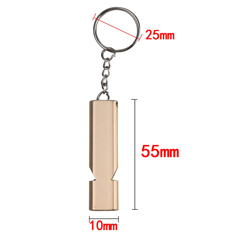 Blast Whistle Aluminum Alloy Metal Emergency Survival Whistle