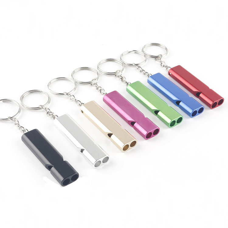 Blast Whistle Aluminum Alloy Metal Emergency Survival Whistle