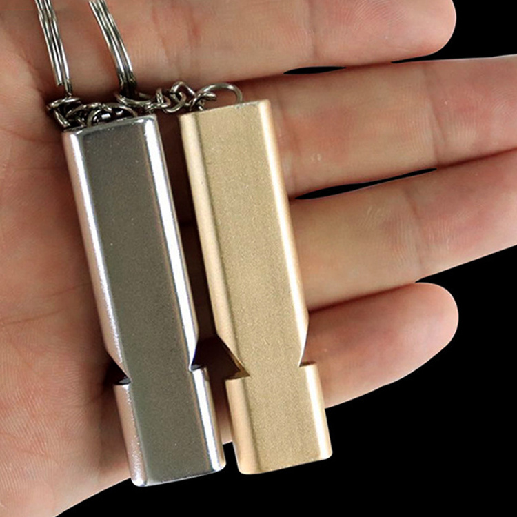 Blast Whistle Aluminum Alloy Metal Emergency Survival Whistle