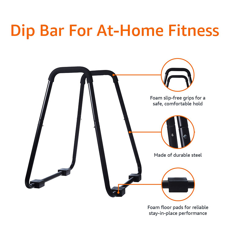 DP8223 Large Dip Station Body Workout Dip Stand Parallel Bars Fitness Equalizer Bar