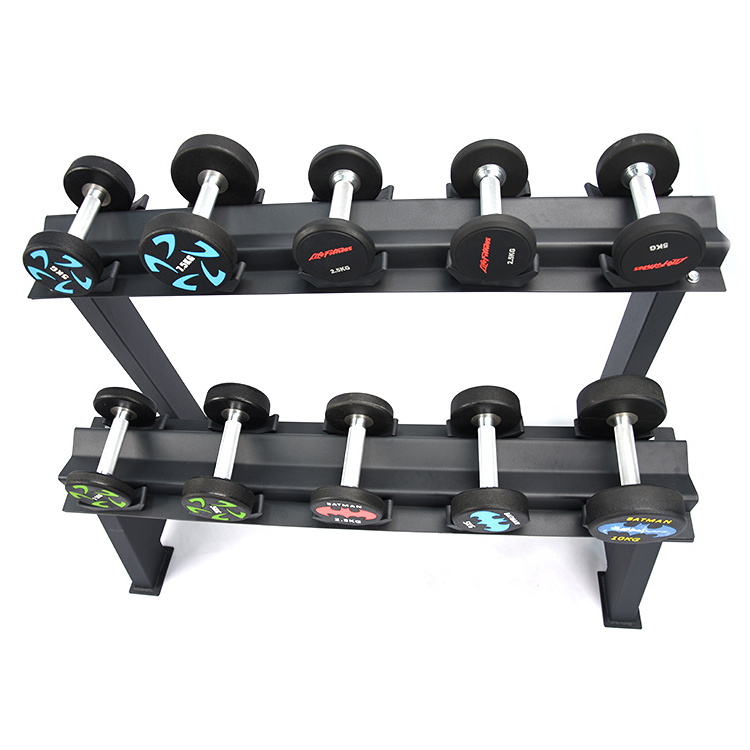 Custom Gym Dumbbell Rack Set With Storage