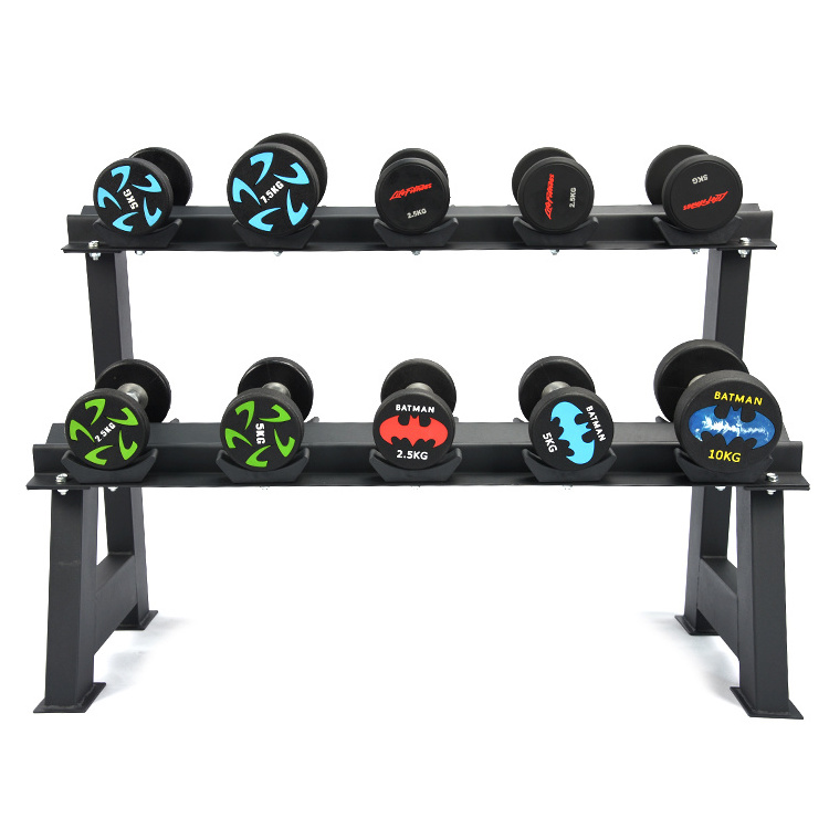 Custom Gym Dumbbell Rack Set With Storage