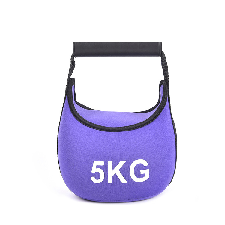 Color Sand Iron Soft Adjustable Kettlebell For Hot gym and exercise