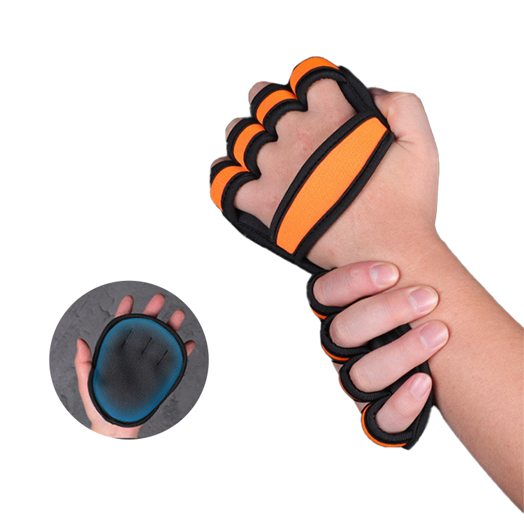 Portable Non slip Full Palm Gloves Weightlifting Training Protector Hand Guards