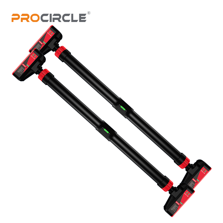 PB8111Gym Equipment Exercise Fitness Workout Bar with Level Meter Doorway Door Pull Up Bar