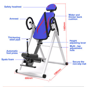 180 Degrees Rotate Mini Inversion Table Gravity Therapy Chair Handstand Stander