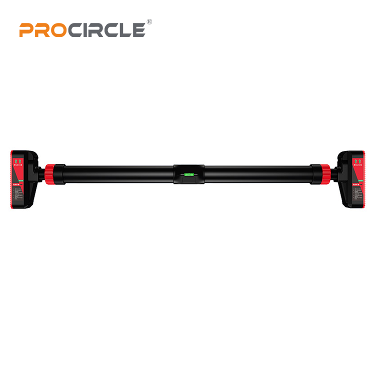 PB8111Gym Equipment Exercise Fitness Workout Bar with Level Meter Doorway Door Pull Up Bar