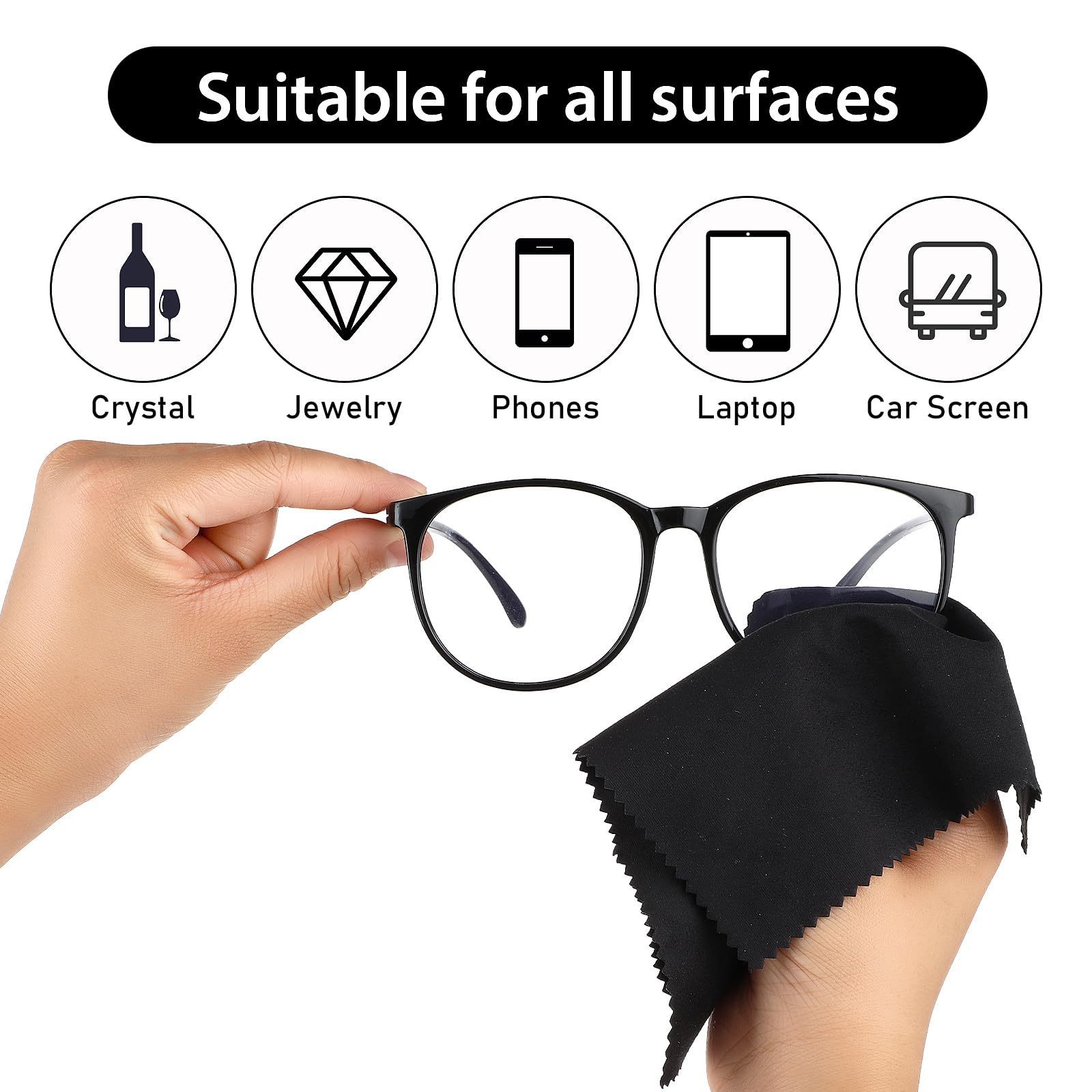 Microfibre Glasses Cleaning Cloths for Camera Lens Cell Phone Screens Cleaner Accessories