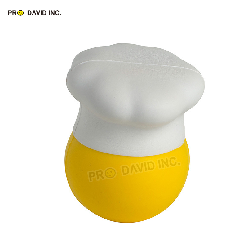 Promotional Toy Foam Anti-Stress Chef Hat Ball