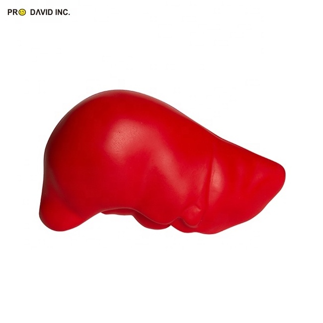 Anti Stress Toy in Liver shaped PU Liver shape promotion stress ball foam toys