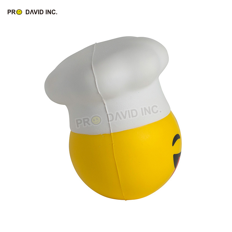 Promotional Toy Foam Anti-Stress Chef Hat Ball