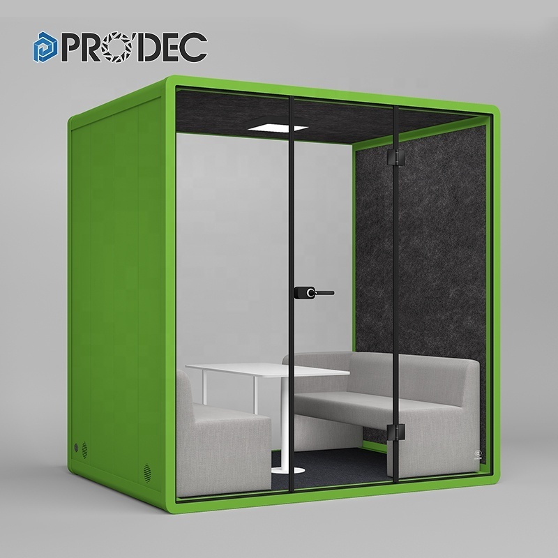 smoking area work acoustic soundproof online meeting booth pod diy portable silent privacy studio vocal booth