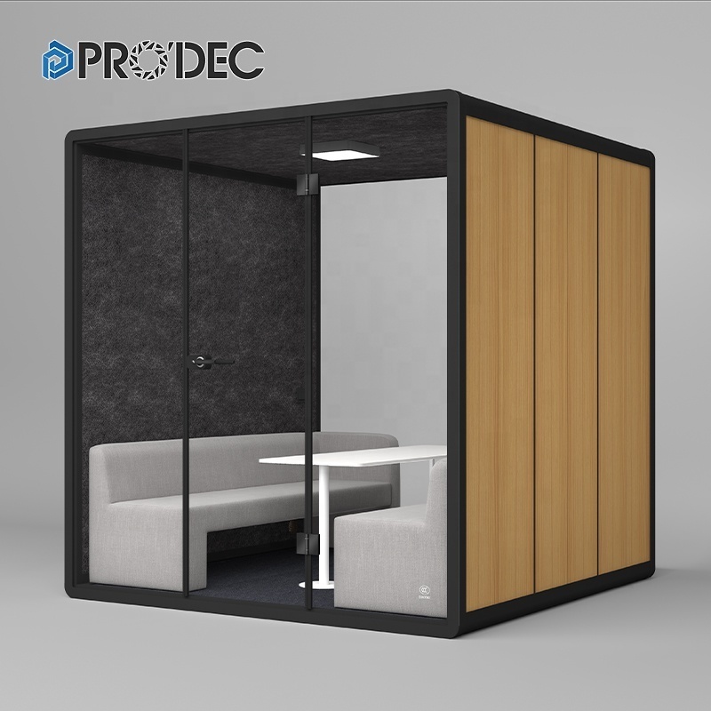 smoking area work acoustic soundproof online meeting booth pod diy portable silent privacy studio vocal booth