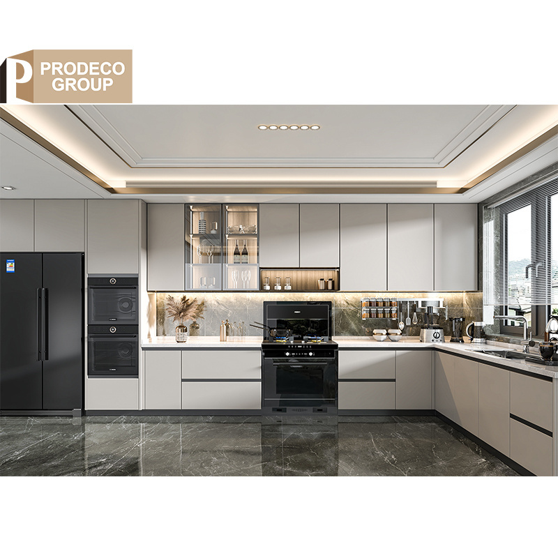 Prodeco 8 Top Modern Luxury Furniture Smart Style Kitchen Cabinets Ready to Assemble Corner Wall Cabinets Designs I