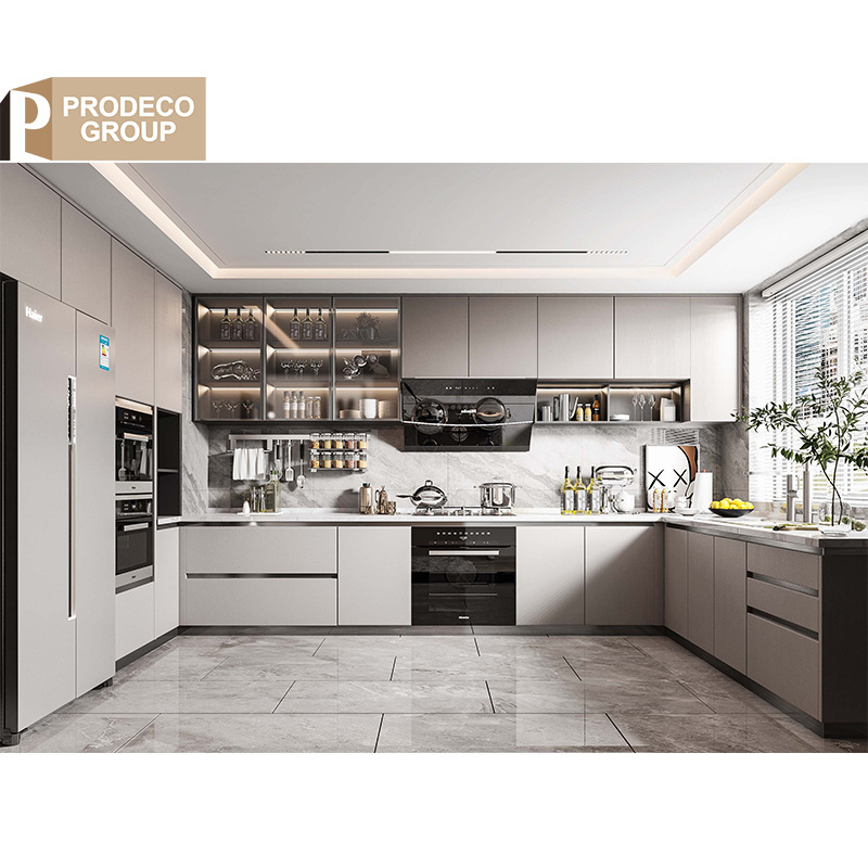 Prodeco 8 Top Modern Luxury Furniture Smart Style Kitchen Cabinets Ready to Assemble Corner Wall Cabinets Designs I