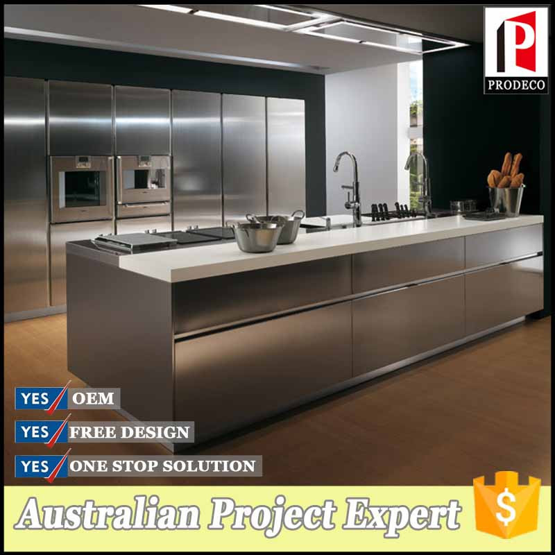 Stainless Steel Kitchen Cabinet Modular Kitchen Modern Design Kitchen Cabinet