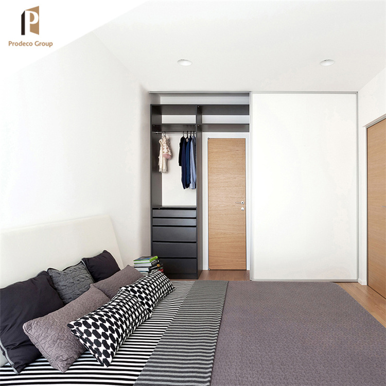 Multifunctional bed room metal white closet 2 door wardrobe