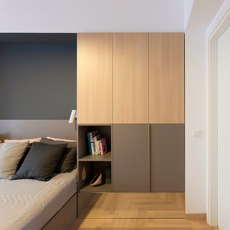 PRODECO Bedroom Furniture Modern Design Wooden Bedroom Wardrobe Walk In Closet