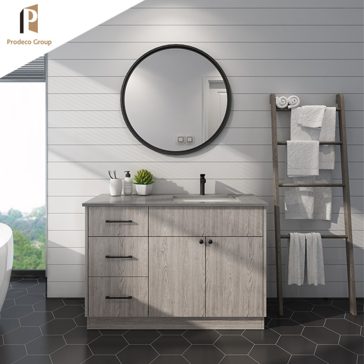 Australia popular wall-mounted lowes cabinet Corner Bathroom Cabinet modern bathroom vanity