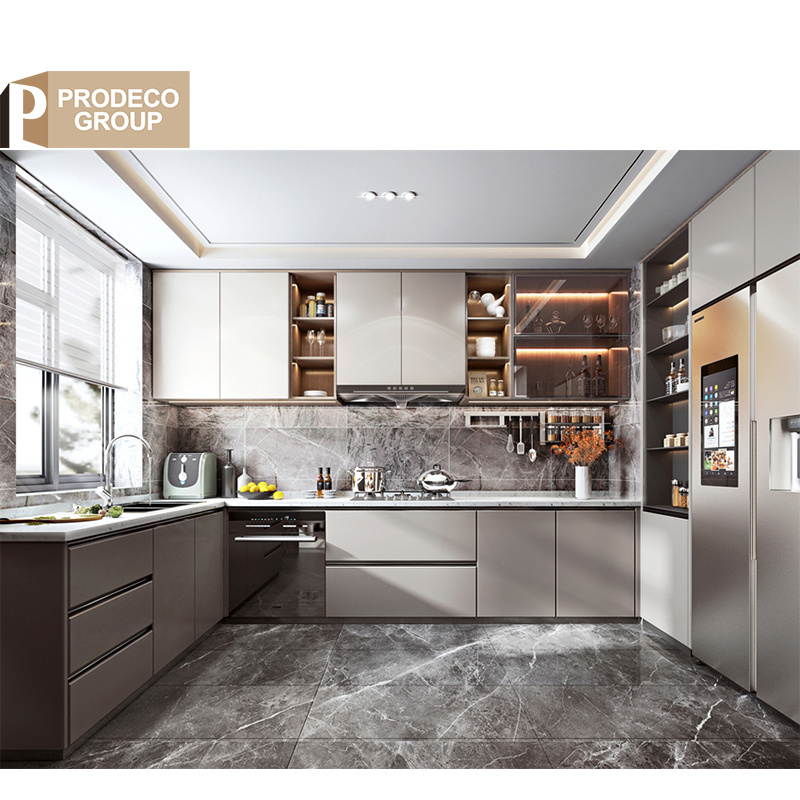 Prodeco Upper King Kitchen Cabinets With Interior Wall Cladding Panels For Kitchen Cabinet