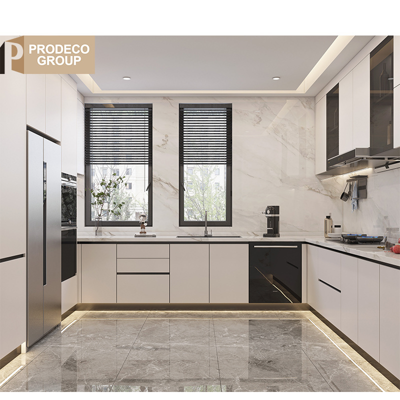 Prodeco Wood Melamine Furniture Composite Kitchen Cabinets Accessories Modern in Cabinets for Project