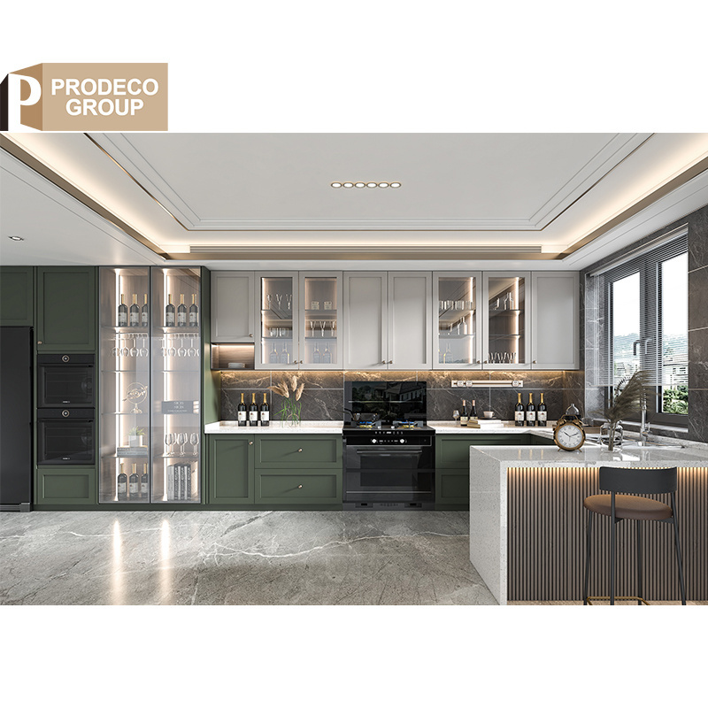 Prodeco Muebles De Cocina Prefab Aluminum Kitchen Cabinet Modular Kitchen Cabinets For Project