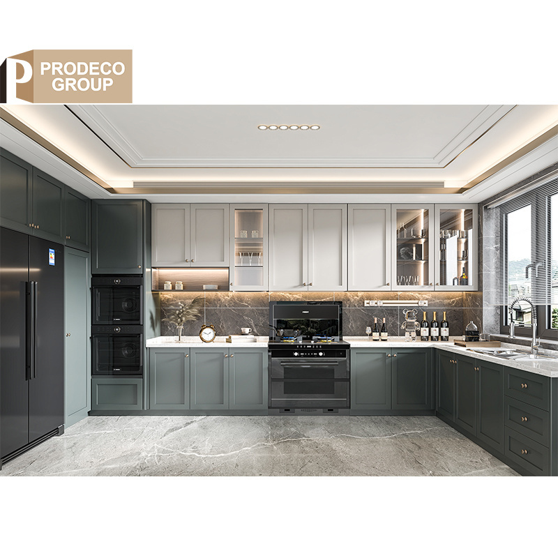 Prodeco Muebles De Cocina Prefab Aluminum Kitchen Cabinet Modular Kitchen Cabinets For Project