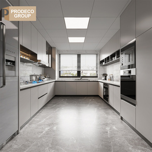 Prodeco Alacenas De Cocina Modular Luxury Classic Kitchen Cabinets China Manufacturer for Project