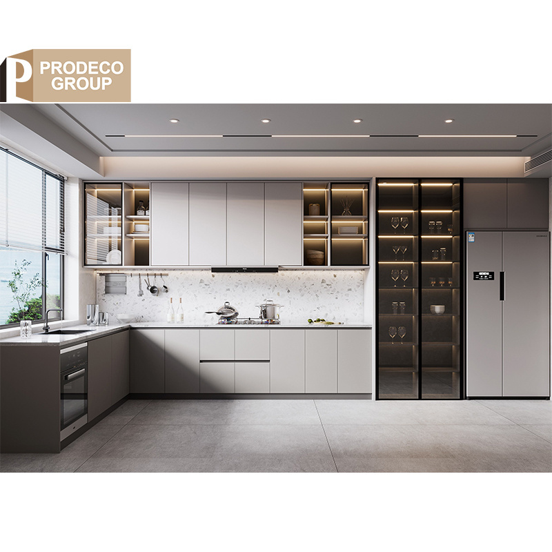 Prodeco Upper King Kitchen Cabinets With Interior Wall Cladding Panels For Kitchen Cabinet