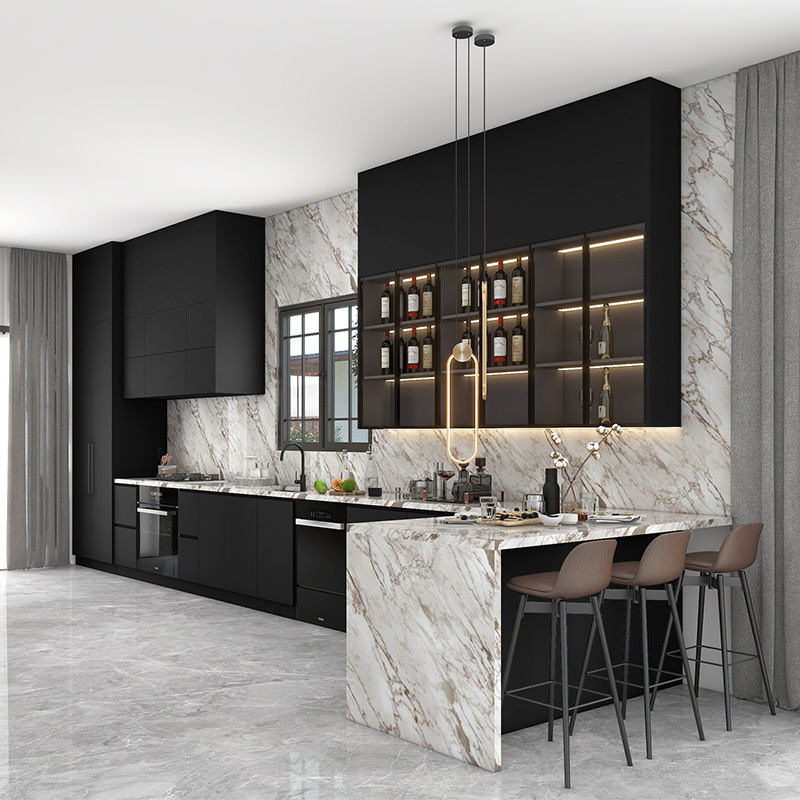 Free Design China Made European Style Assemble Modular Kitchen Cabinets