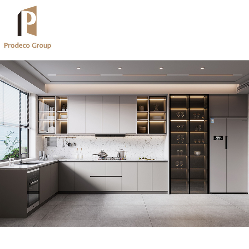 Prodeco Alacenas De Cocina Modular Kitchen Cabinets Ready to Assemble Door Lazy Susan Base Cabinets for Project