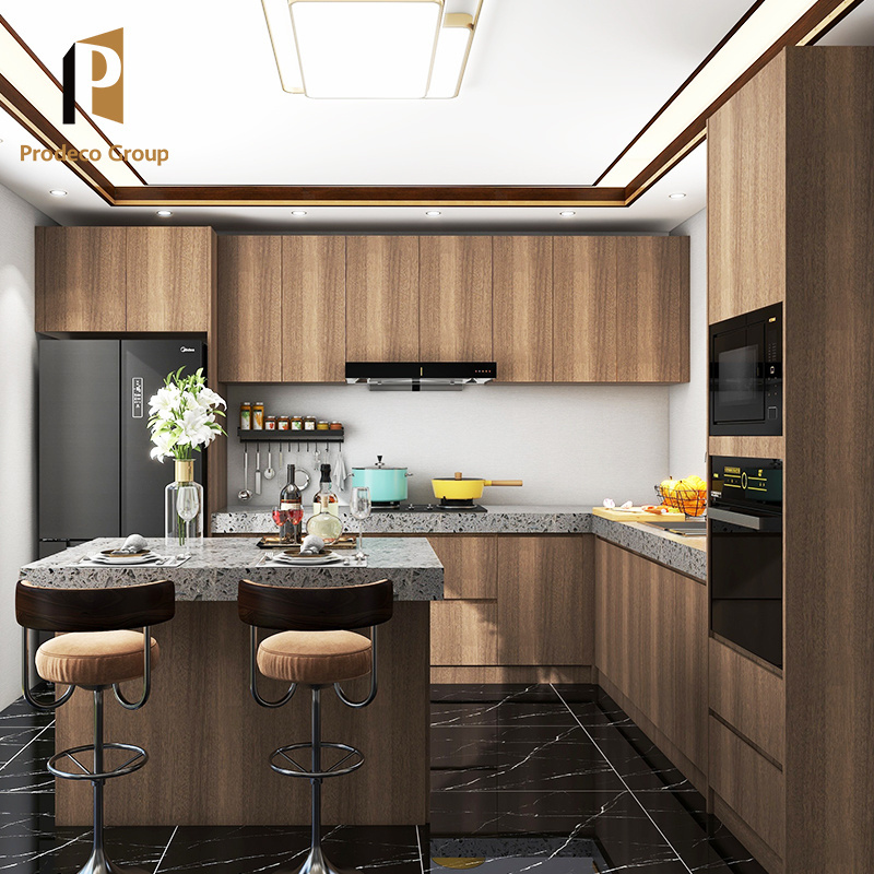 Cabinets Wood Kitchen Cabinet Laminate Modern Kitchen Furniture