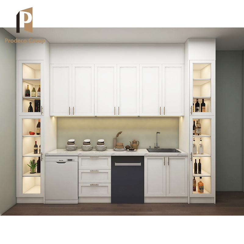 Lacquer Storage Pantry Wood Small Kitchen Cabinet Modern Kitchen Cabinets Design