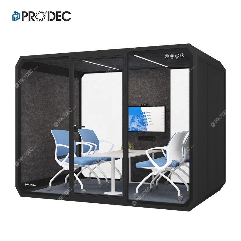 British Mini House Phone Booth For Sale Soundproof Isolation Tiny Telephone Office Pod Acoustic Private Public Meeting Booth