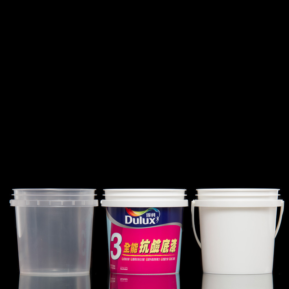 1/2 liter litre transparent PP plastic bucket for honey yoghurt ice cream