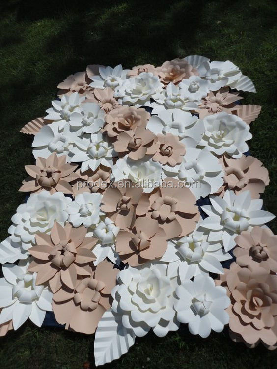 Wedding flower giant paper flower backdrop