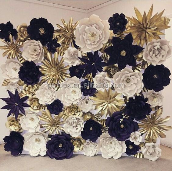 Wedding flower giant paper flower backdrop