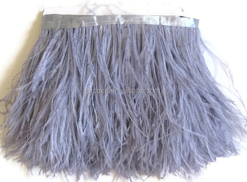 Girls Party Dresses Ostrich Feather Trim