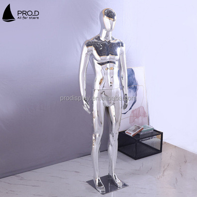 New fashion clothes Store Display plastic full body gold Large size men European dummy model mannequin Male