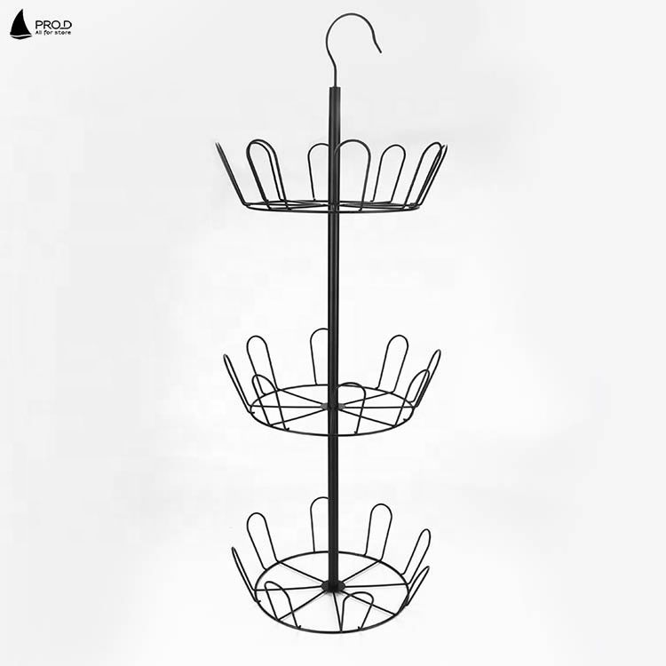 Wholesale Factory Sale Black Multilayer Hang Metal Shoe Drying Rack