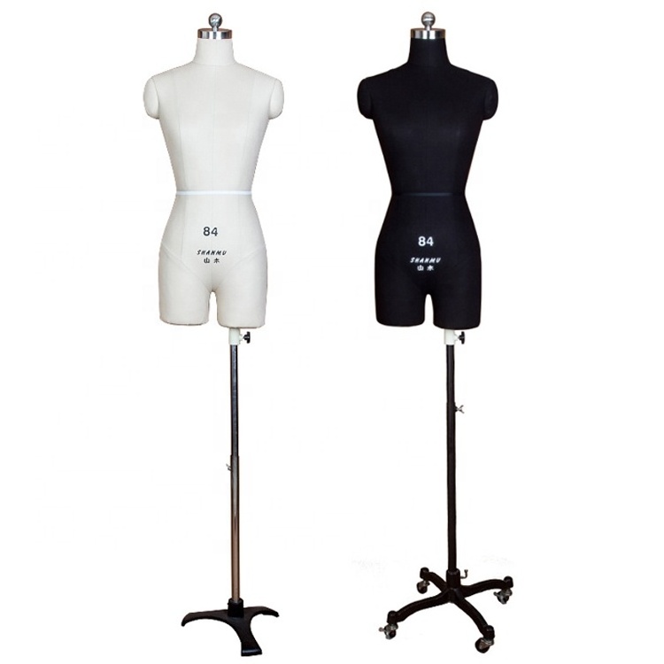 Dressmakers female tailors dummy adjustable tailoring mannequin women full body with wheels